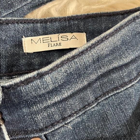 SOFIA VERGARA Melisa High Rise Flare Denim Jeans Size 10 NEW - Picture 8 of 15